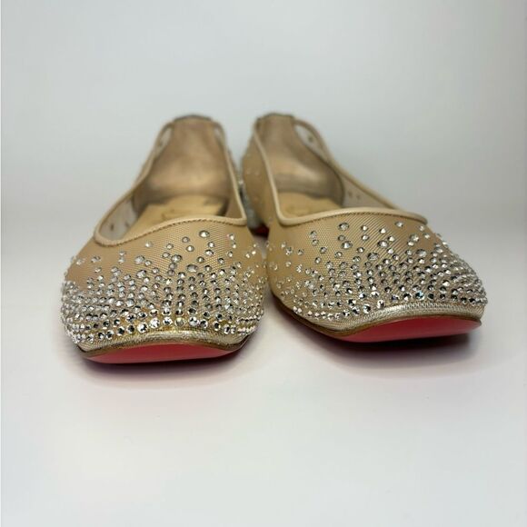 Christian Louboutin Patinotte Flat Strass 37 - Picture 4 of 14